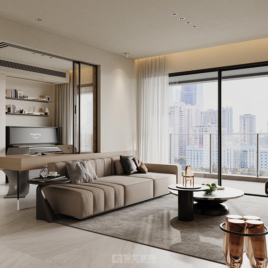 柔棕雅境，松弛感的现代轻奢居