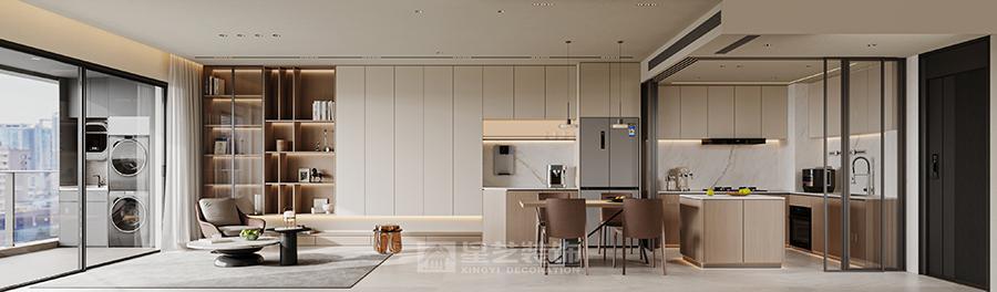 柔棕雅境，松弛感的现代轻奢居