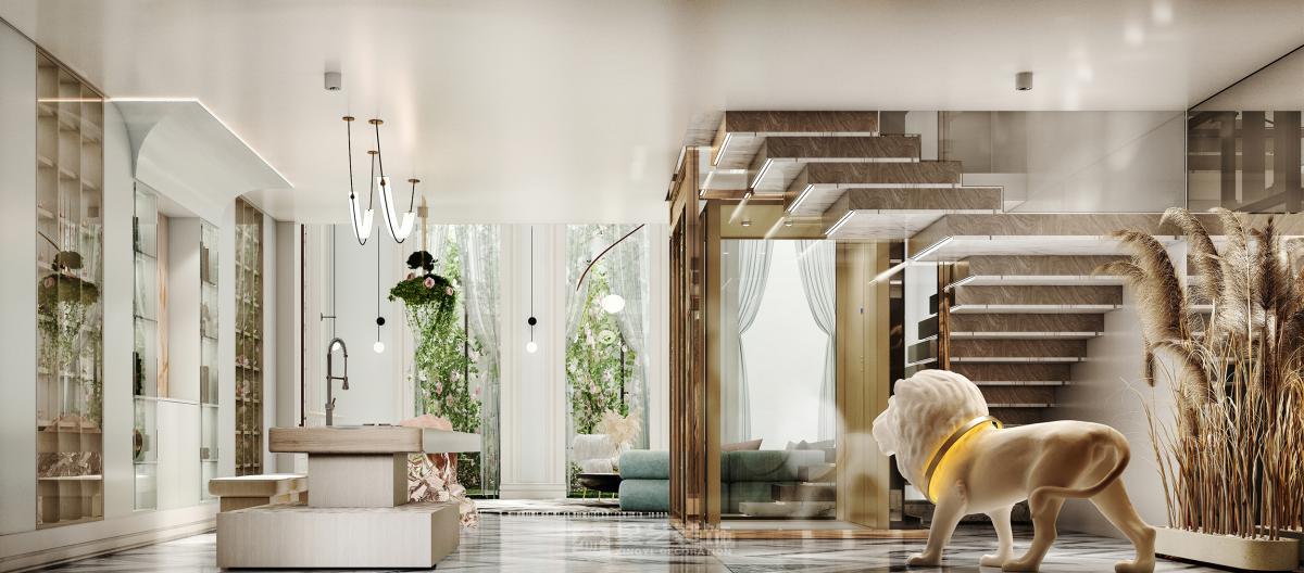 法式双拼别墅设计