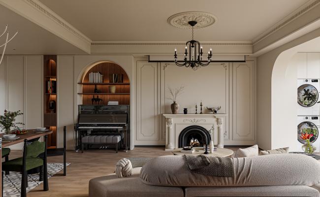 法式中古风大平层