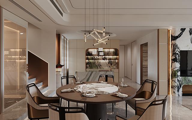 珠江帝景新中式轻奢复式雅居